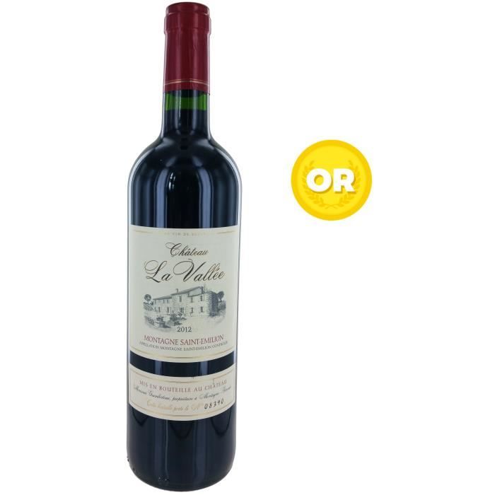 Château La Vallée 2012 Montagne Saint Emilion - Vin rouge de bordeaux