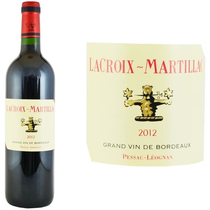 Château Lacroix Martillac 2012 Pessac - Vin rouge de Bordeaux