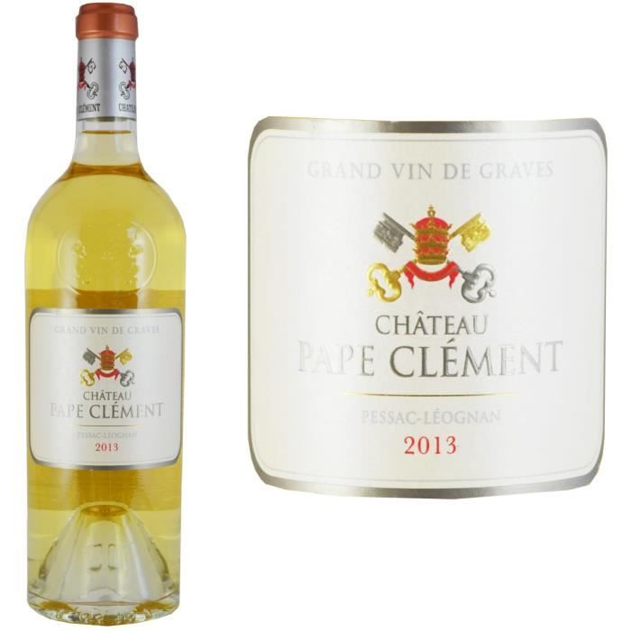 Château Pape Clément Pessac Léognan 2013 - Vin blanc