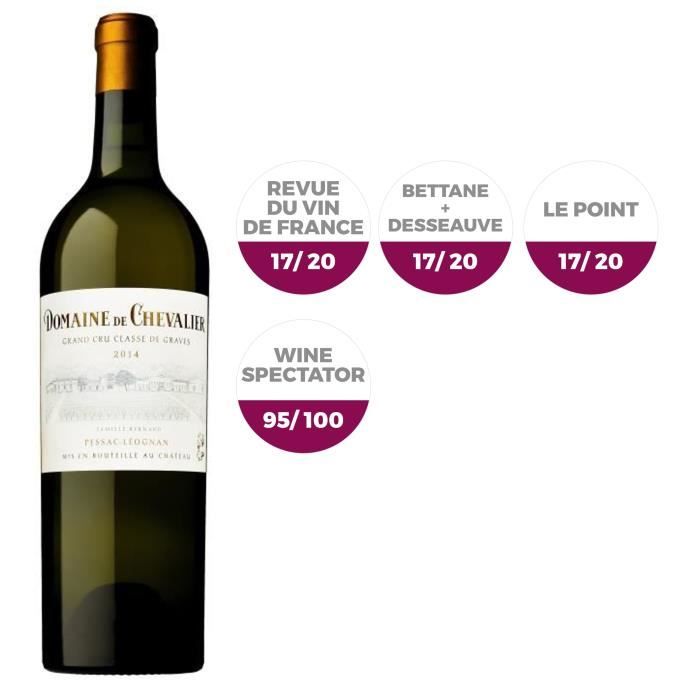 Domaine de Chevalier Grand Cru Classé de Grave Pessac-Léognan 2014 - Vin blanc