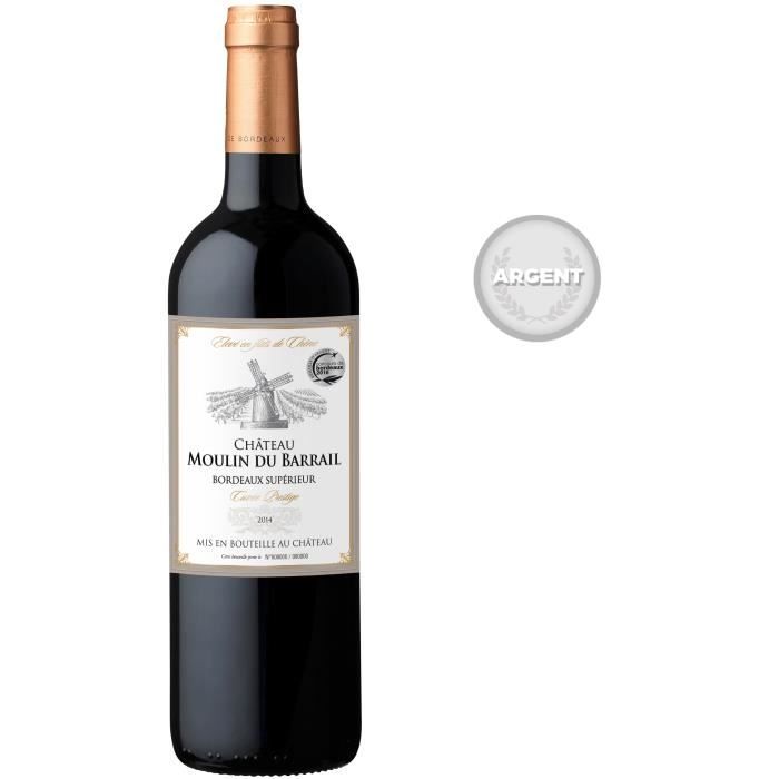 Château Moulin du Barrail Bordeaux Supérieur 2014 - Vin rouge
