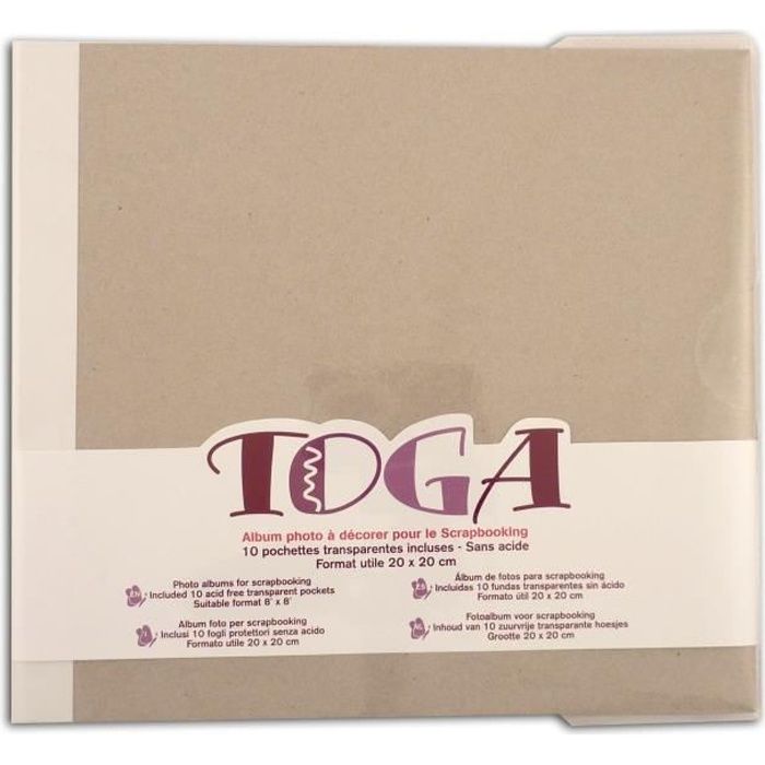 TOGA Album à décorer - 20x20 cm