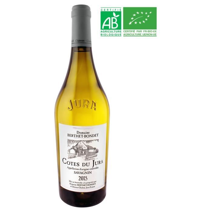 Domaine Berthet-Bondet 2015 Côtes du Jura - Vin blanc du Jura - Bio