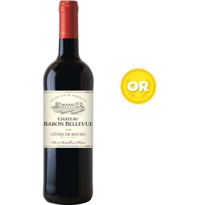 Château Baron Bellevue 2016 Côtes de Bourg - Vin rouge de Bordeaux