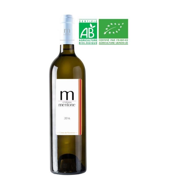 Château Mentone 2016 Côtes de Provence - Vin Blanc Bio de Provence