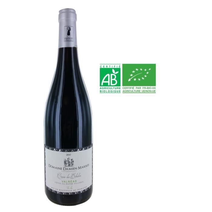 Domaine Damien Marres Cuvée des Echalas 2017 Côtes du Rhône Villages - Vin rouge du Rhône - Bio
