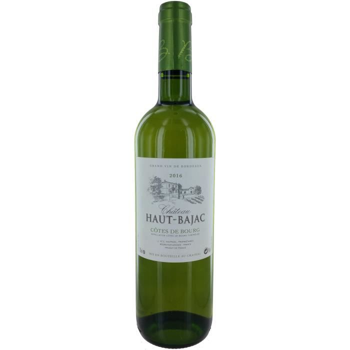 Château Haut-Bajac 2016 Côtes de Bourg - Vin blanc de Bordeaux
