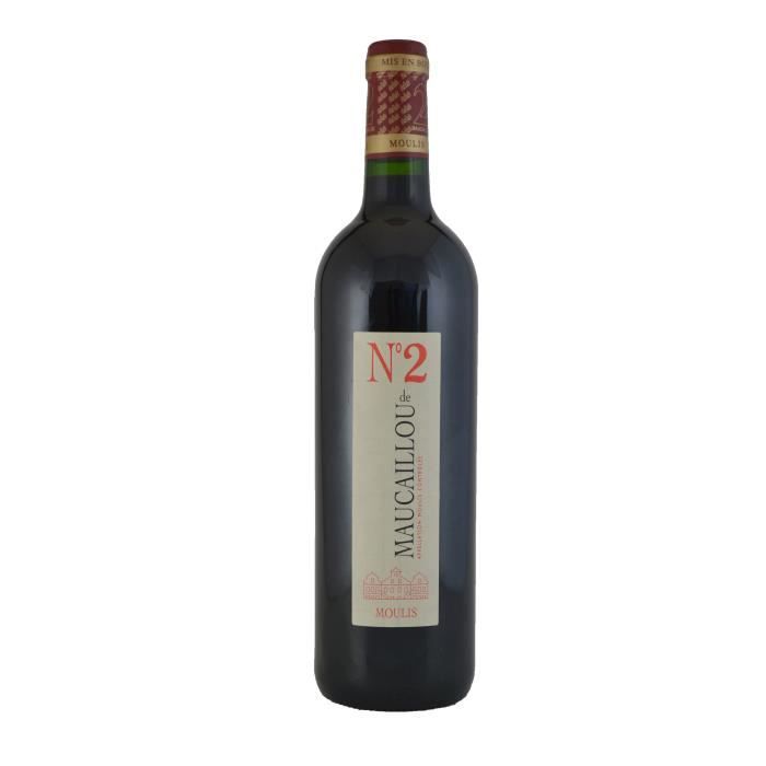 Numéro 2 de Maucaillou 2016 Moulis - Vin rouge de Bordeaux