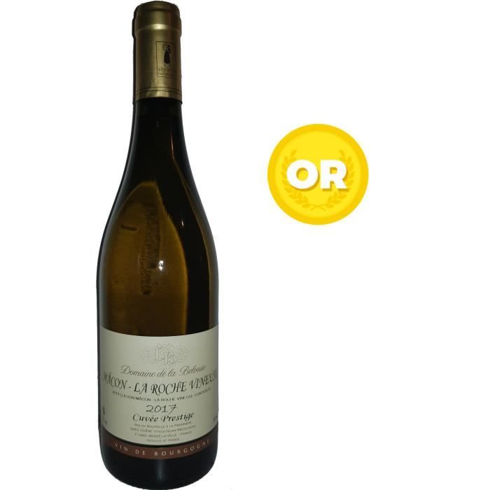 Domaine de la Belouse Cuvée Prestige 2017 Mâcon La Roche Vineuse - Vin blanc de Bourgogne