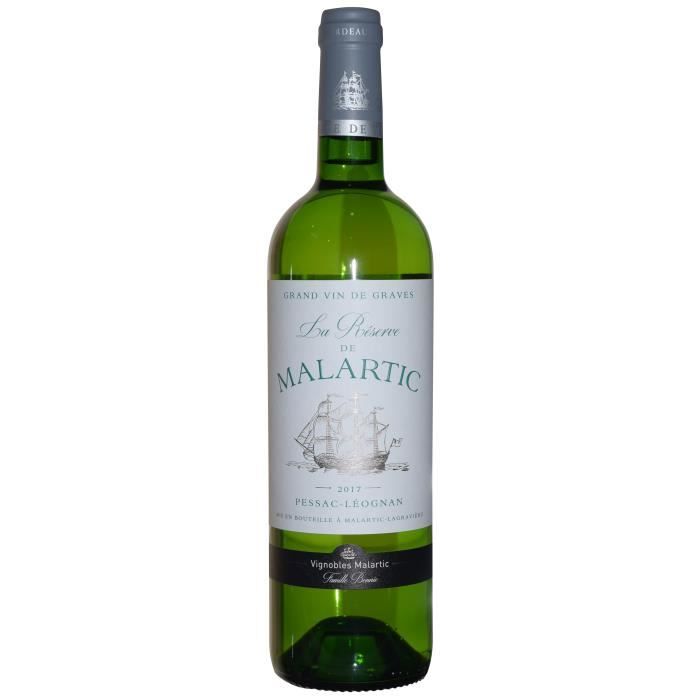 Réserve de Malartic Lagravière 2017 Léognan - Vin blanc de Bordeaux
