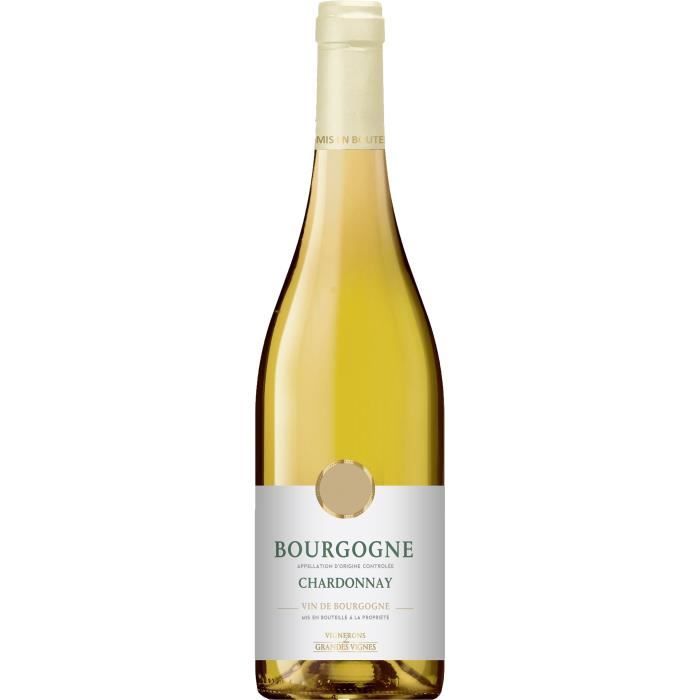 Vignerons des Grandes Vignes 2018 Bourgogne Chardonnay - Vin blanc de Bourgogne