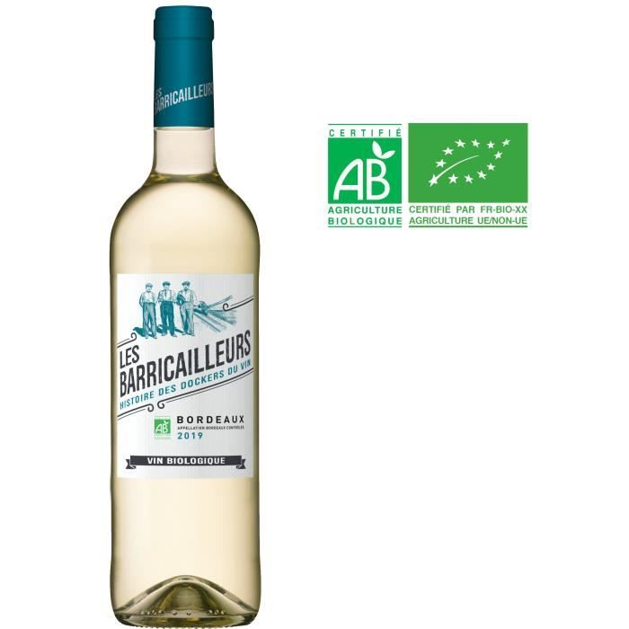 Les Barricailleurs 2019 Bordeaux - Vin blanc de Bordeaux - Bio