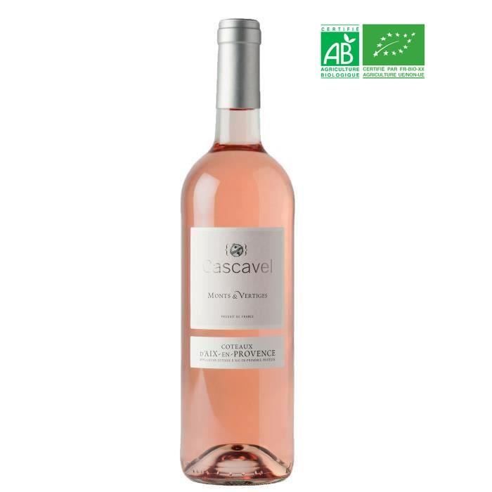 Cascavel Monts Et Vertiges Bio 2018 Coteaux d'Aix-en-Provence - Vin Rosé de Provence