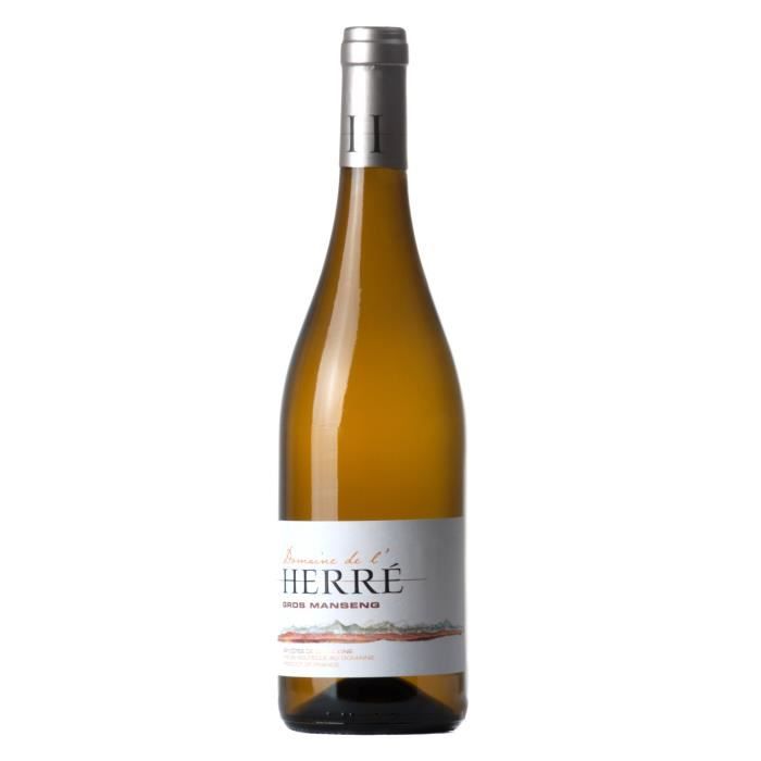 Domaine de L'Herre Gros Manseng 2019 Côtes de Gascogne - Vin blanc du Sud-Ouest