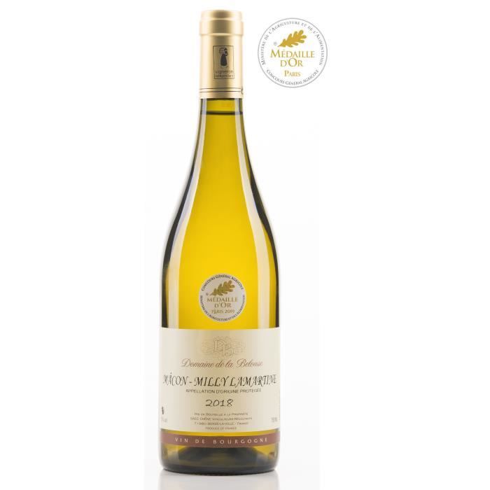 Domaine de la Belouse 2018 Mâcon Milly Lamartine - Vin blanc de Bourgogne