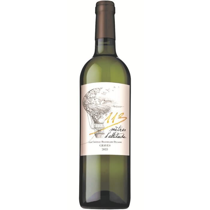 113 mètres d'altitude Graves - Vin blanc de Bordeaux