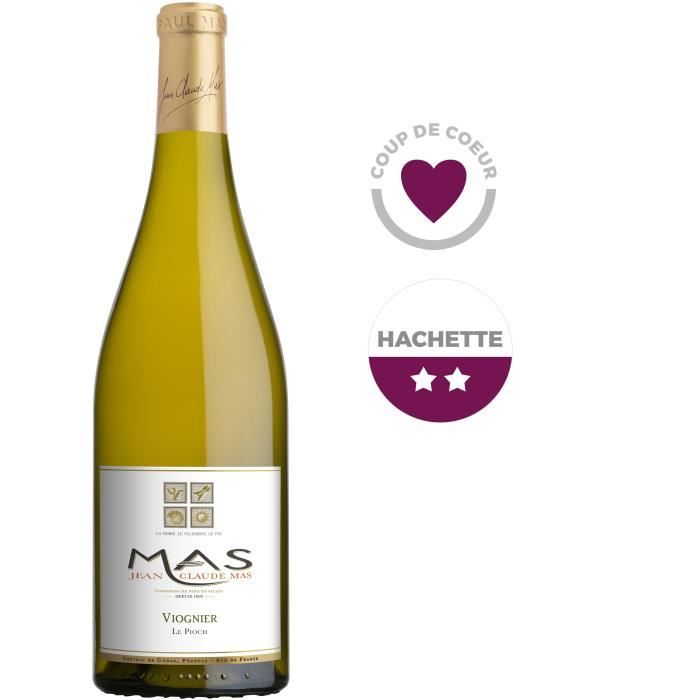 Jean Claude Mas Le Pioch Viognier 2019 Pays d'Oc - Vin blanc de Languedoc