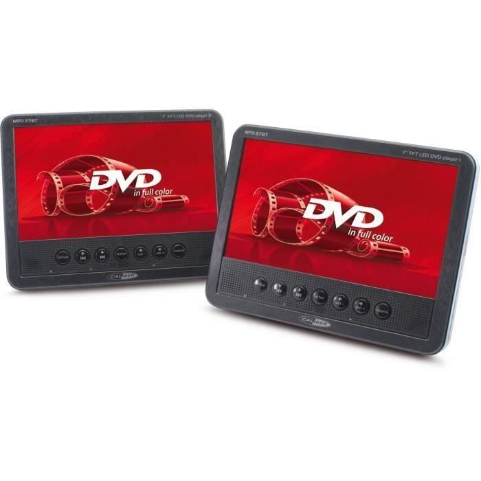 CALIBER MDP 278T Double lecteur DVD portables 7-