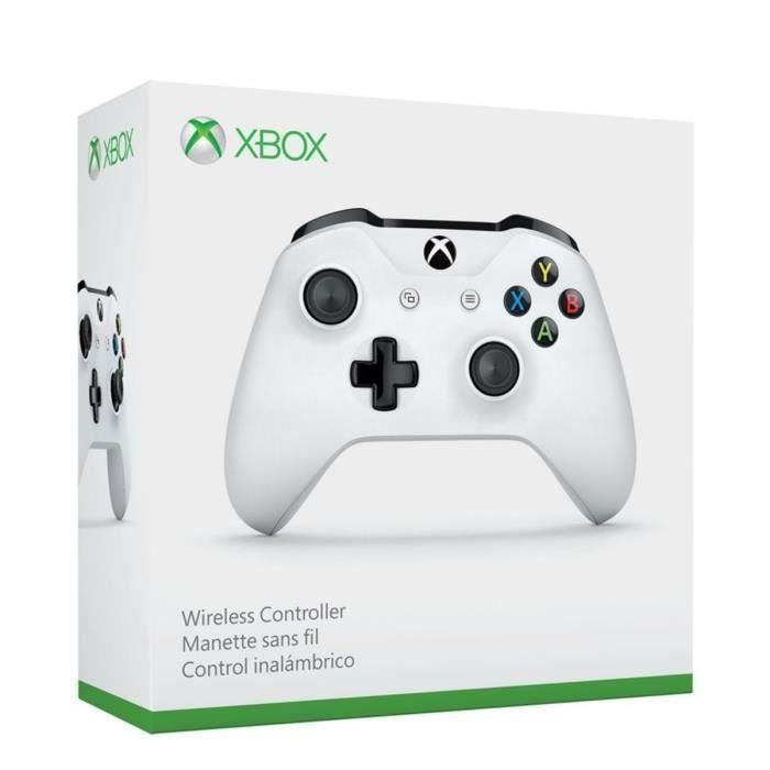 Manette Xbox Sans Fil - Blanc - Compatible Pc