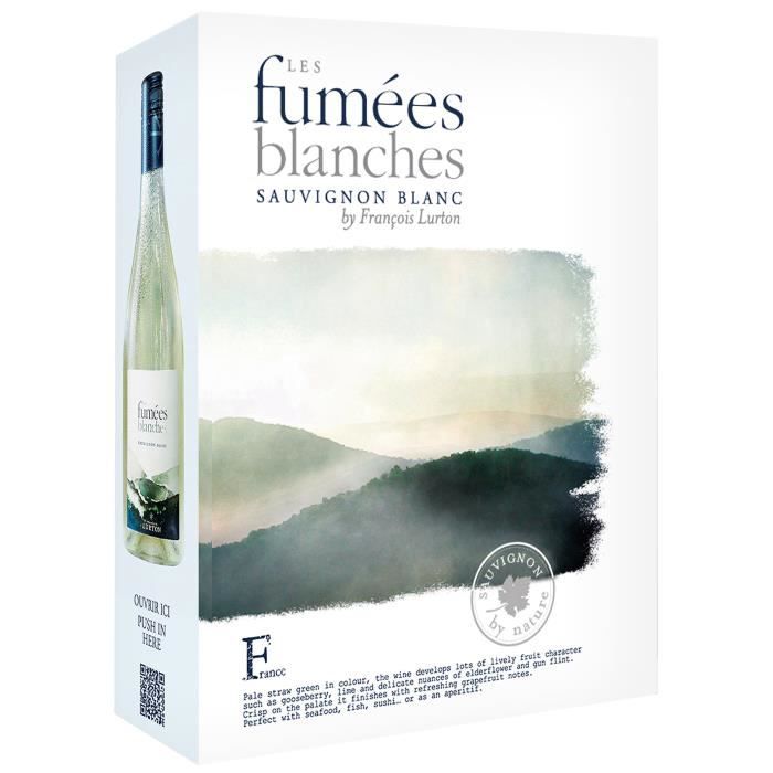 BIB François Lurton Les Fumées Blanches Sauvignon Vin de France - Vin blanc