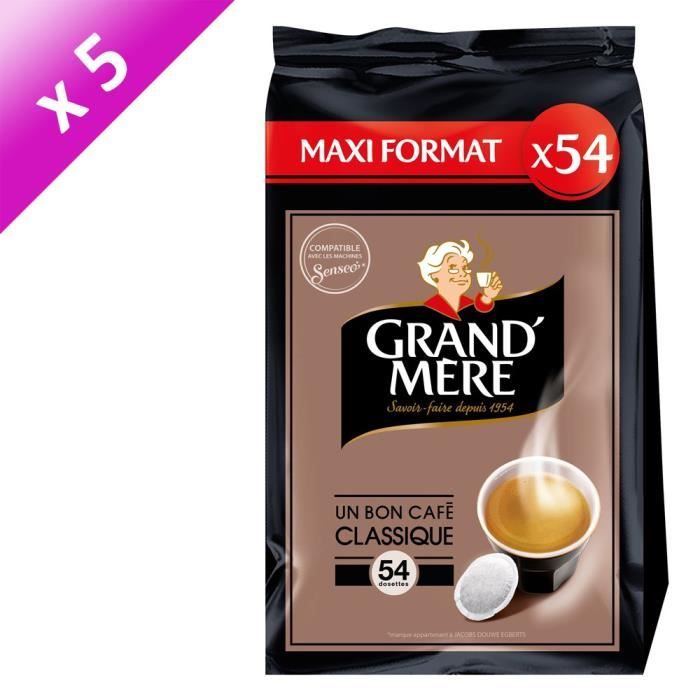 Lot de 5 - Grand Mère Café classique x54 - 356g
