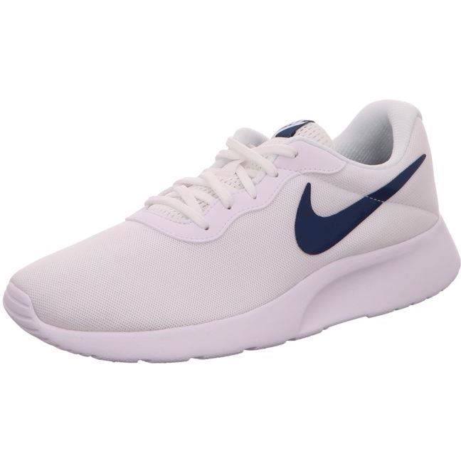 NIKE Baskets Tanjun Blanc et Bleu Femme