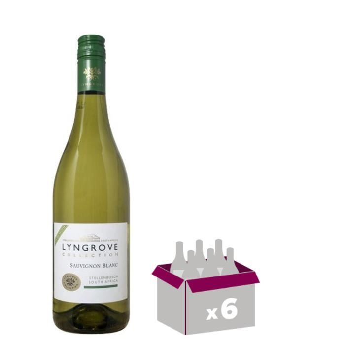 LYNGROVE Collection Sauvignon Vin d'Afrique du Sud - Blanc - 75 cl x 6