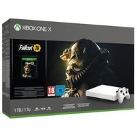 Console Microsoft Xbox One X 1 To + Fallout 76 Blanc - Reconditionné - Excellent état
