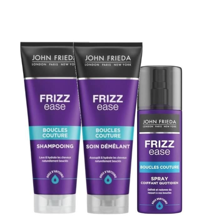 Spray coiffant Bou. Cou. 2ml + Soin démêlant Bou. Cou. 25ml + Shampooing Bou. Cou. 25ml