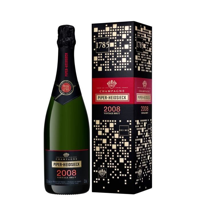 Champagne Piper Heidsieck Signature Millésimé 2008 avec étui - 75 cl