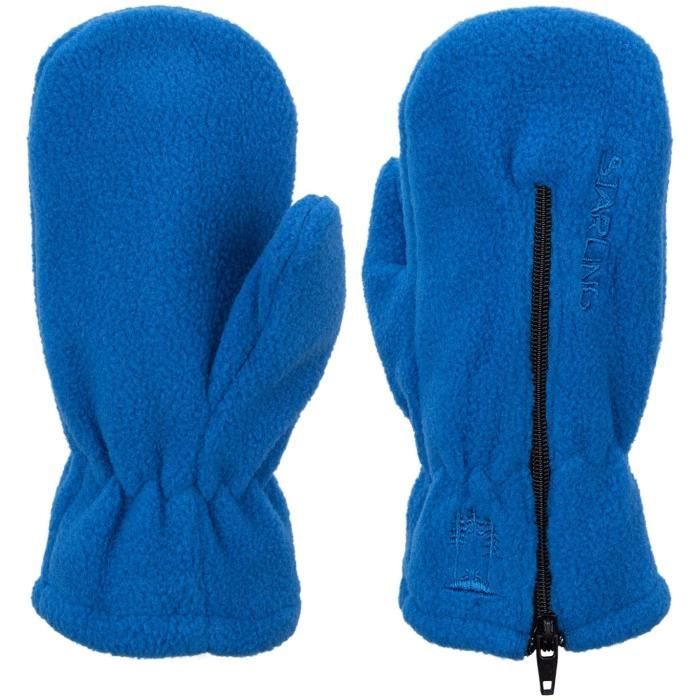 STARLING Moufles Polaire Zip Bébé - Bébé - Bleu