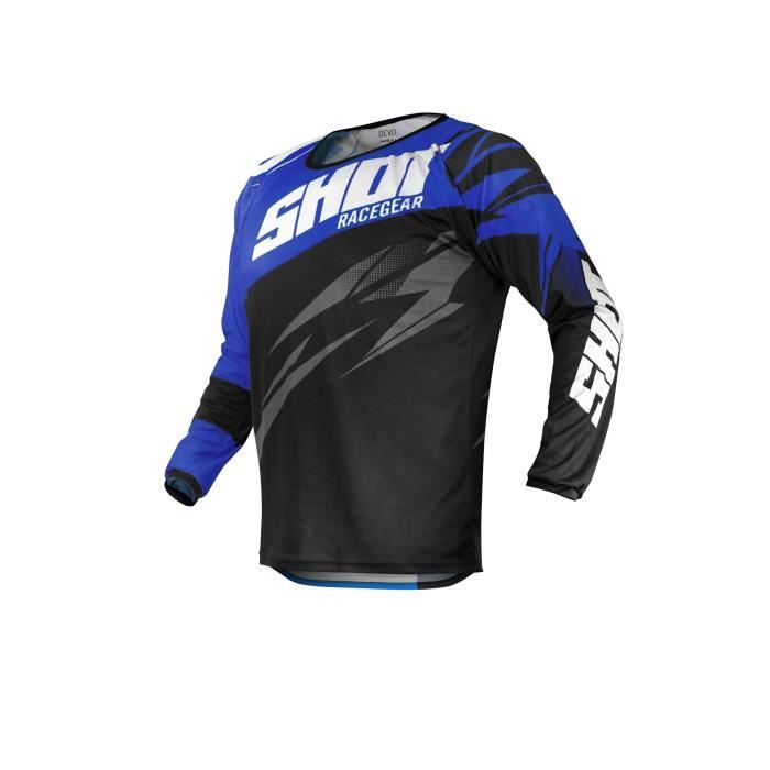 SHOT Devo Ventury Maillot cross - Noir et bleu