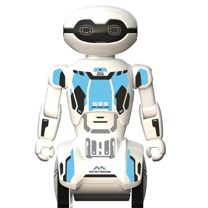 SILVERLIT - Macrobot - Robot Humanoïde radiocommandé - Blanc & Bleu