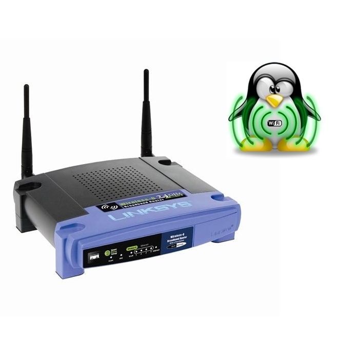 LINKSYS WRT54GL Routeur sans fil Wifi 54G Open source avec switch 4 ports