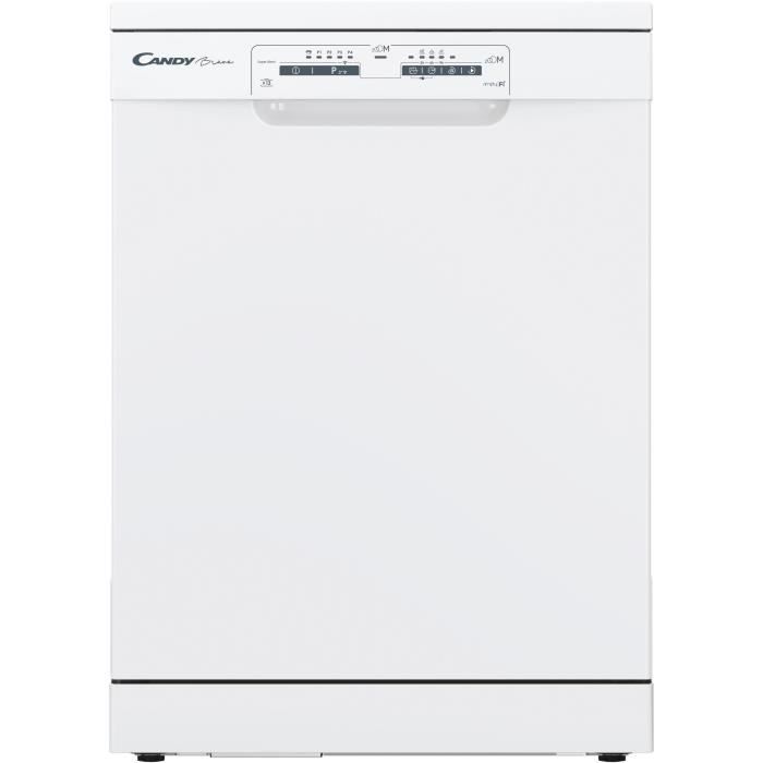 Lave-vaisselle pose libre CANDY HCF3C7LFW - 13 couverts - Induction - L60cm - 47 dB - connecté - Blanc
