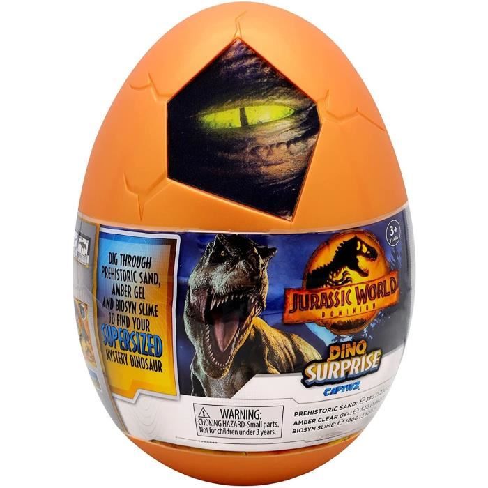 SILVERLIT JURASSIC WORLD DOMINION - Dinosaure dans son oeuf surprise - 17 cm - A partir de 3 ans