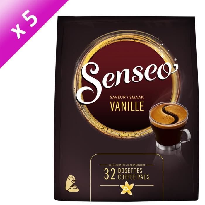 Lot de 5 - Senseo Café Sélection Vanille x32 - 222g