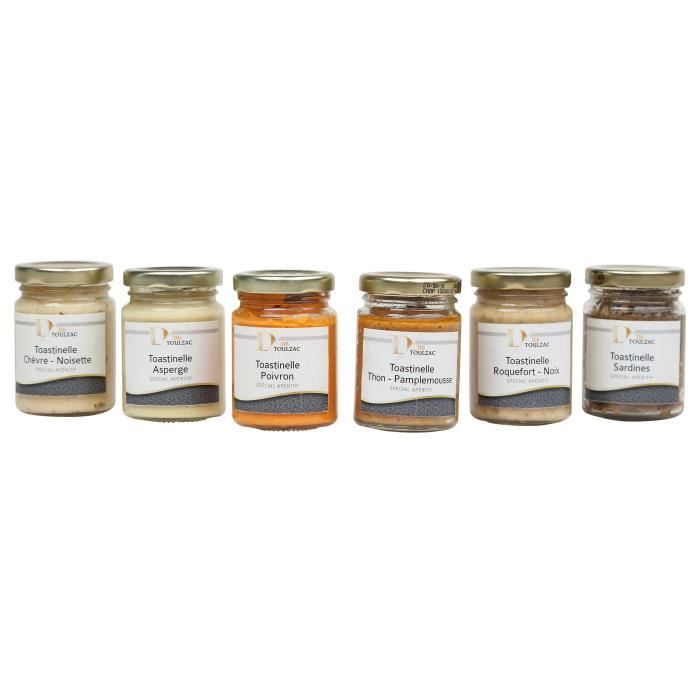 Lot de 6 Toastinelles 80g D de TOULZAC