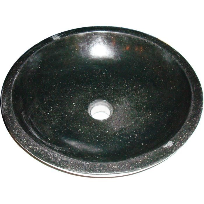 Vasque en terrazzo Heloise noir