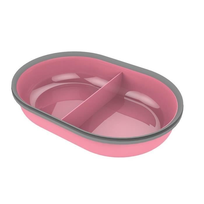 Bol double pour le distributeur à puce électronique SUREFEED rose
