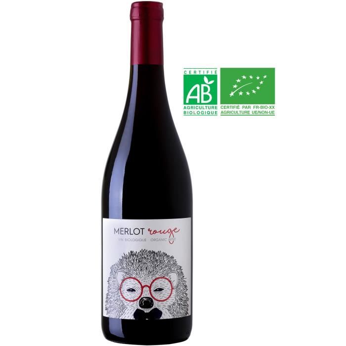 Hérisson 2019 Merlot - Vin rouge de France - Bio