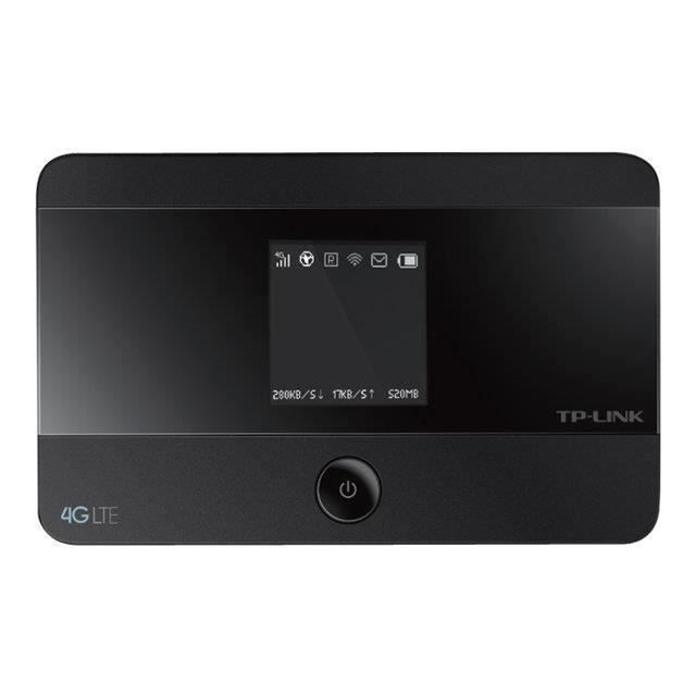 TP-Link Routeur Mobile 4G LTE Bi-Bande: 4G 150 Mbps, Wi-Fi de 300 Mbps Batterie 2000 mAh 1 Emplacement Carte SIM (M7350)