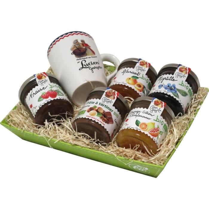 LUCIEN GEORGELIN Les Recettes Cuites au Chaudron - Corbeille Gourmandises bio - 750 g
