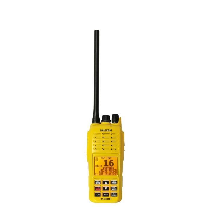 NAVICOM RT420 VHF Portable 5W - Etanche et Flottante - GPS et DSC