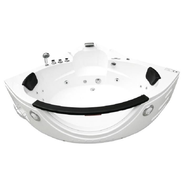 Baignoire BALNEO 152x152x62cm version pack Luxe