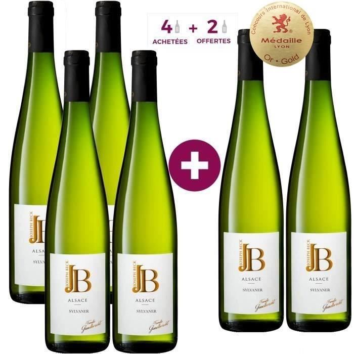 Joseph Beck 2020 Alsace Sylvaner - Vin blanc d'Alsace - 4 achetées + 2 gratuites