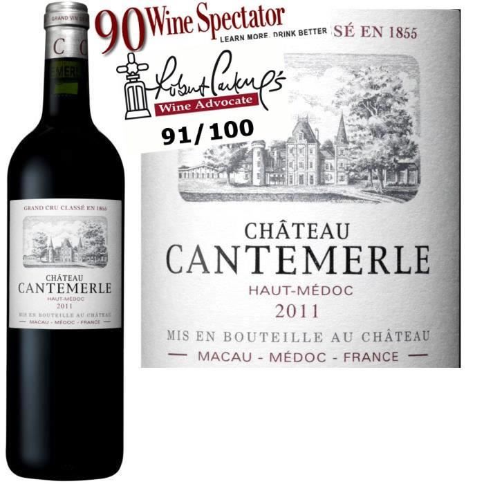 Château Cantemerle 2011 Haut Médoc - Vin rouge de Bordeaux