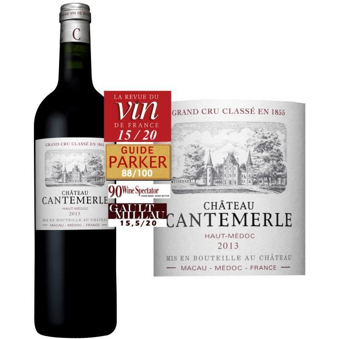 Château Cantemerle 2013 Haut Médoc - Vin rouge de Bordeaux