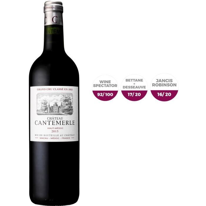 Château Cantemerle 2015 Haut-Médoc - Vin de Bordeaux