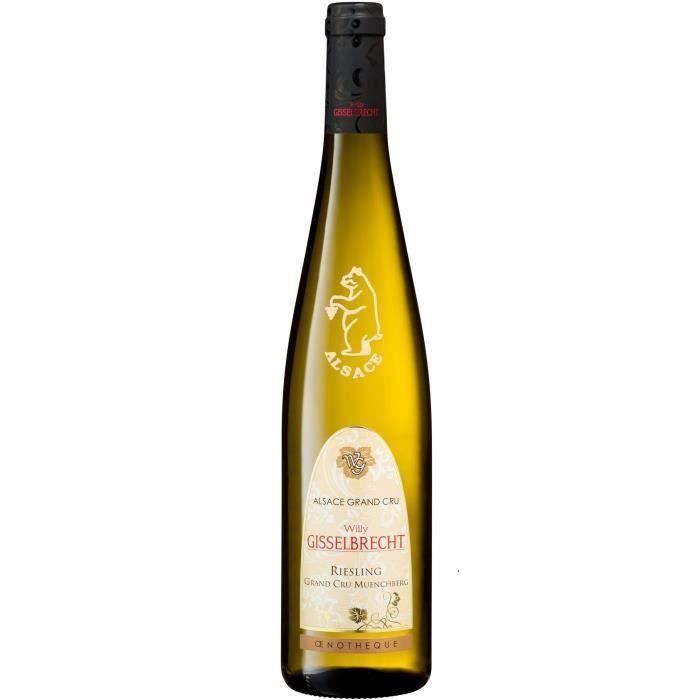 Gisselbrecht 2018 Riesling Grand Cru Muenchberg - Vin blanc d'Alsace